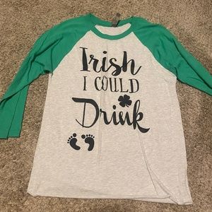 Maternity funny shirt. Small